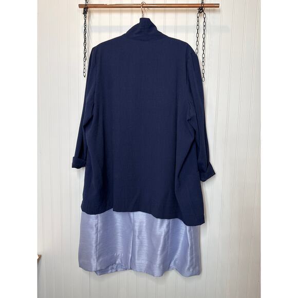 Suit Studio & Brylane Single Breasted Blazer & Satin Midi Shift Dress Bundle 24 - Picture 2 of 10